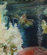 Pterois Volitans by Adrienne Gaha contemporary artwork painting
