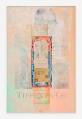 Burning Square Tiffany 1 by Mandy El-Sayegh contemporary artwork painting works on paper print mixed media