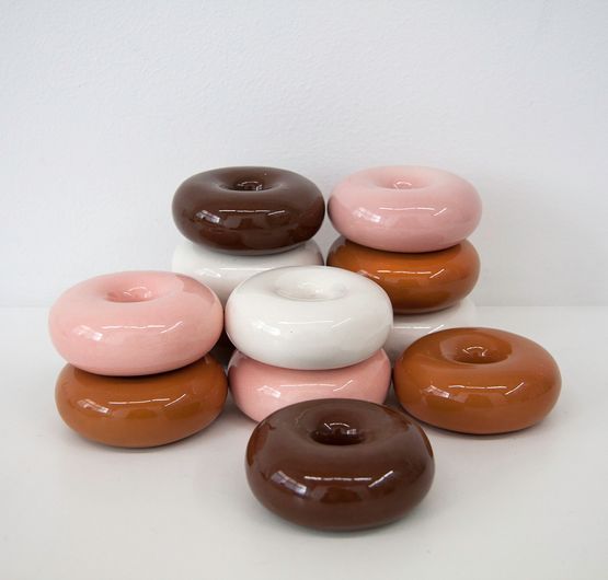 Donuts by Steve Carr contemporary artwork Mixed Media