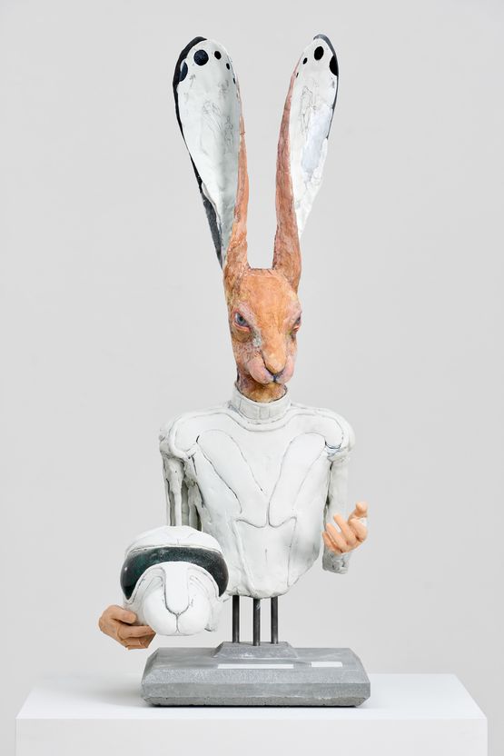 Lesprit dans le temple de lame by David Altmejd contemporary artwork Sculpture
