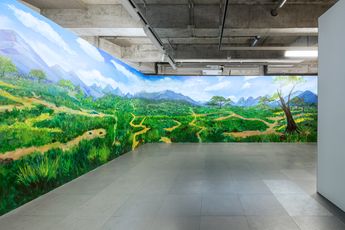 Contemporary art exhibition Wang Wei Two Rooms at Kiang Malingue Hong Kong