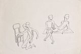 To Sit 2 by Antonio Mak contemporary artwork works on paper