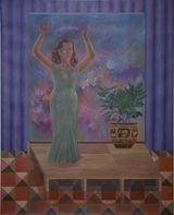 Disc by Noor Mahnun Anum contemporary artwork painting