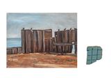 Notes from the Ship-Breaking Yard birds ampboundary walls by Bhasha Chakrabarti contemporary artwork painting