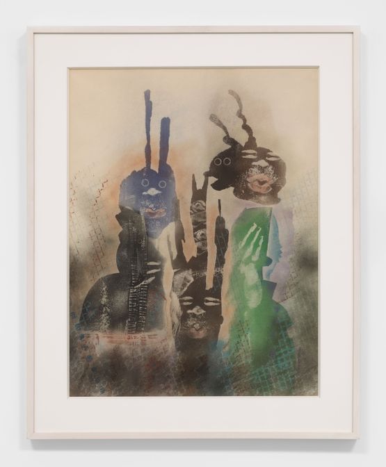 Untitled Body Print by David Hammons contemporary artwork Painting