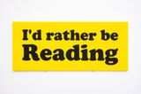 Id Rather Be Reading by Jeremy Deller contemporary artwork print