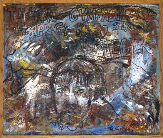 T.H. Langs Gymnasium Konzert Theater by Arthur Kopcke contemporary artwork Painting