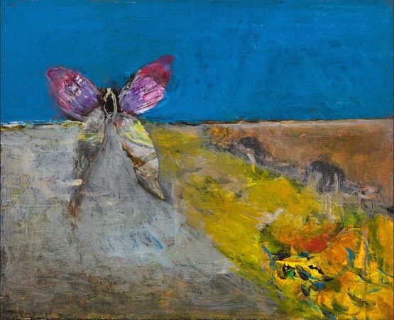 Butterfly No. 1 by Wang Zhongjie contemporary artwork Painting