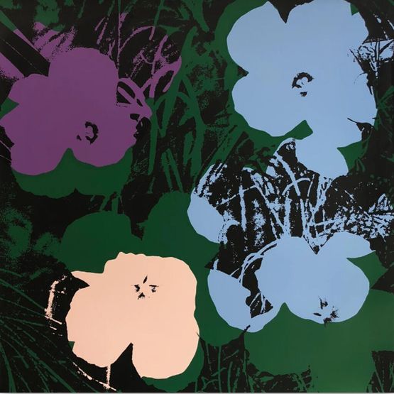 Flowers 1164 by Sunday B. Morning  Andy Warhol contemporary artwork Print
