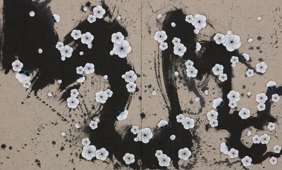 S Ume 3 by Kohei Kyomori contemporary artwork Painting