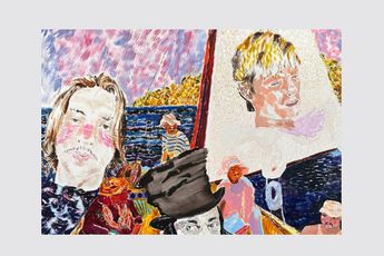 Contemporary art exhibition Richard Hawkins New Paintings at Greene Naftali New York United States