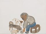 Food Preparation I by Han Yong contemporary artwork painting