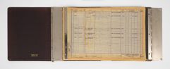 Circuit Schedule Binder by Daniel Turner contemporary artwork Works on Paper