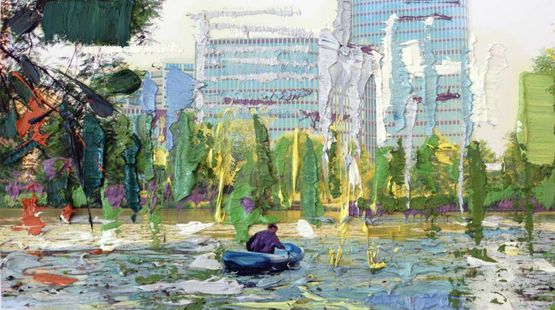 Alloy by Erik Schmidt contemporary artwork Painting