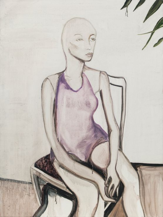 Self-portrait by Yan Bingqian contemporary artwork Painting
