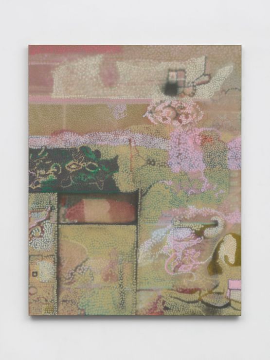 Ochre Owl by Simone Griffin contemporary artwork Painting
