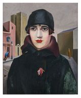 Nelly auch Strassenmadchen Nelly also Streetwalker by Niklaus Stoecklin contemporary artwork painting