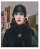 Nelly auch Strassenmadchen Nelly also Streetwalker by Niklaus Stoecklin contemporary artwork Painting