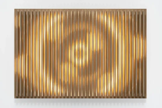 Golden Game Large 1 by Leo Villareal contemporary artwork Sculpture