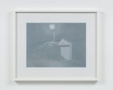 Shed and Bush Loch Ness by Andrew Grassie contemporary artwork painting