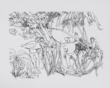 Untitled i23 - 2961 by Harold Cohen contemporary artwork drawing