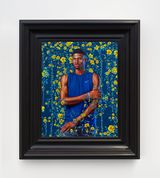Portrait of Kenneth Okorie III by Kehinde Wiley contemporary artwork painting