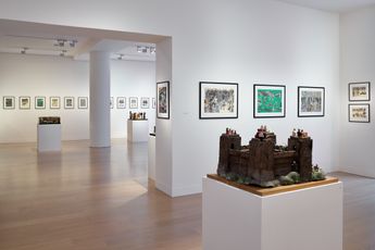 Contemporary art exhibition Peter Blake Sculpture and Other Matters at Waddington Custot London United Kingdom