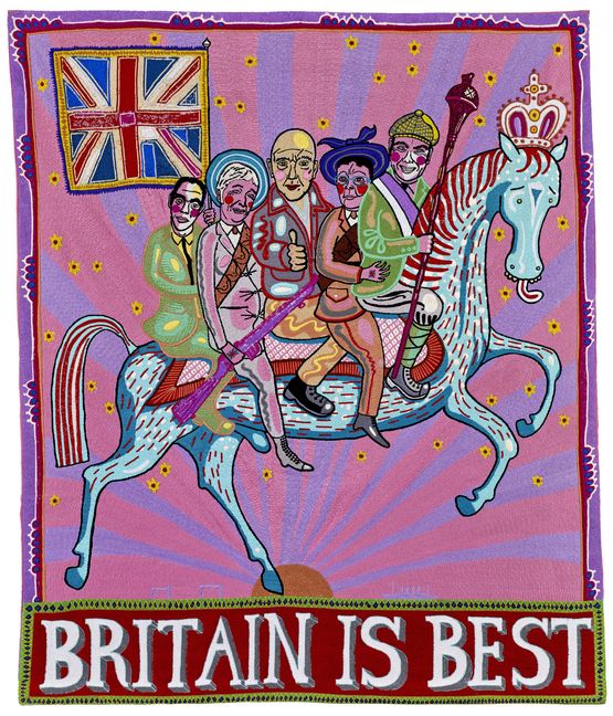 Britain is Best by Grayson Perry contemporary artwork Mixed Media