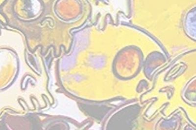 Takashi Murakami Flowers and Skulls