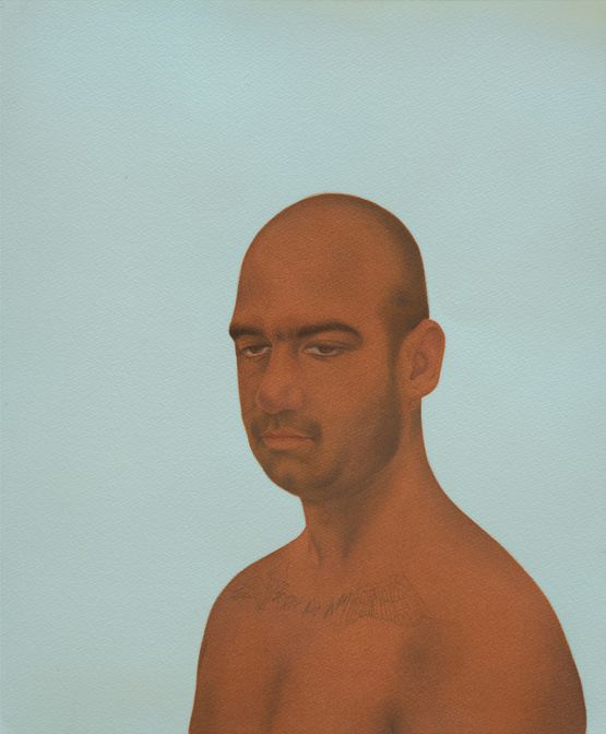 UntitledMan of Faith series by Ali Kazim contemporary artwork Painting
