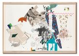 Animal in Two Dimensions Drawing II by Bi Rongrong contemporary artwork drawing mixed media painting works on paper