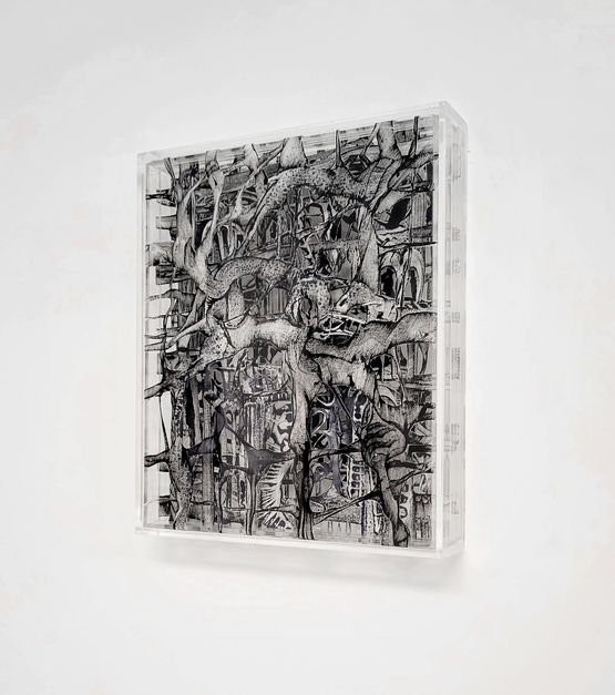 Uprooted by Kevork Mourad contemporary artwork Painting
