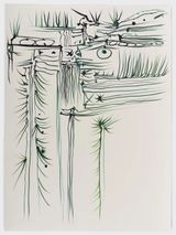 Untitled by William Christenberry contemporary artwork drawing painting works on paper
