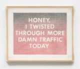 HONEY I TWISTED THROUGH MORE DAMN TRAFFIC TODAY by Tammi Campbell contemporary artwork works on paper