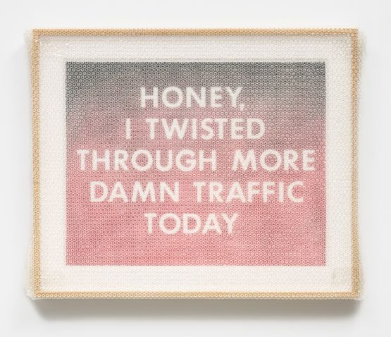 HONEY I TWISTED THROUGH MORE DAMN TRAFFIC TODAY by Tammi Campbell contemporary artwork Works on Paper