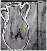 Untitled Vase by Walter Dahn contemporary artwork painting