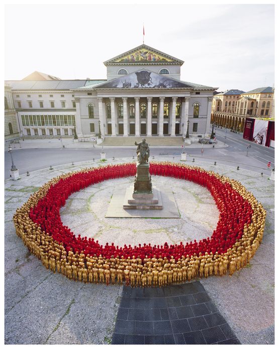 Munich 3 Bayerische Staatsoper by Spencer Tunick contemporary artwork Photography