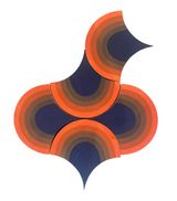 Bird - Study in Orange by Praneet Soi contemporary artwork sculpture works on paper