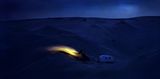 Wohnwagen am Feuer from the series Real Landscapes by Thomas Wrede contemporary artwork photography