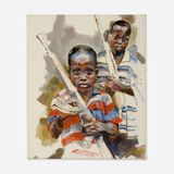 The Execution of Maximilian after Manet by Martha Parsey contemporary artwork painting
