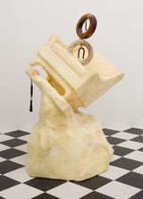 Point Taken luck runs dry by Jason Bailer Losh contemporary artwork sculpture