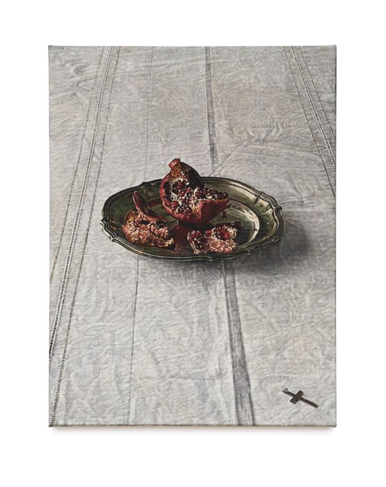 Pomegranate by Nicholas Bierk contemporary artwork Painting