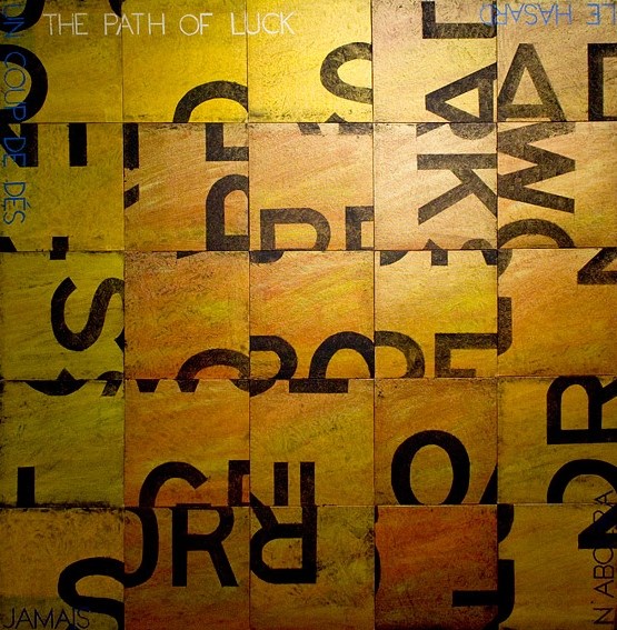 The Path of Luck I by Imants Tillers contemporary artwork Painting