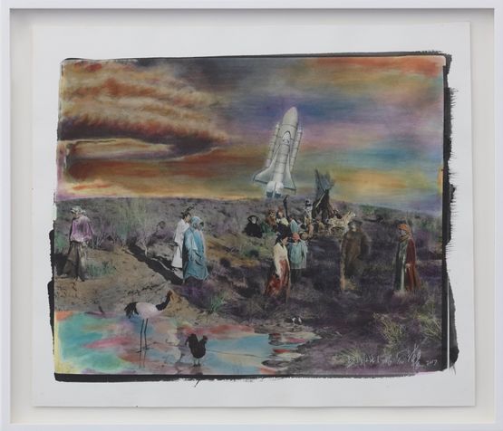 Silk Road 2 by Chen Nong contemporary artwork Mixed Media