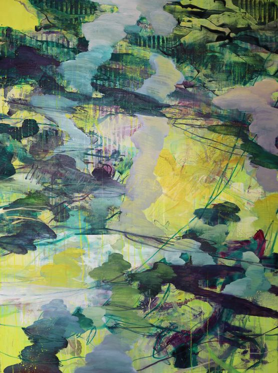 The Flow of Stone I by Amy Tang contemporary artwork Painting