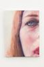 Untitled half face woman by Johannes Kahrs contemporary artwork Painting