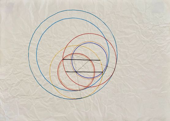 In parallel by Grace Weir contemporary artwork Painting