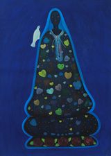 The Moon Under The Sea XVI by Sivasubramaniam Kajendran contemporary artwork painting