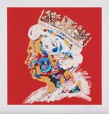 Eternal Queen - Cardinal Red by Bradley Theodore contemporary artwork print