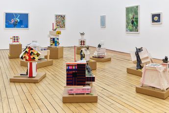 Contemporary art exhibition Pam Lins Roger White Laterness at Uffner  Liu New York United States